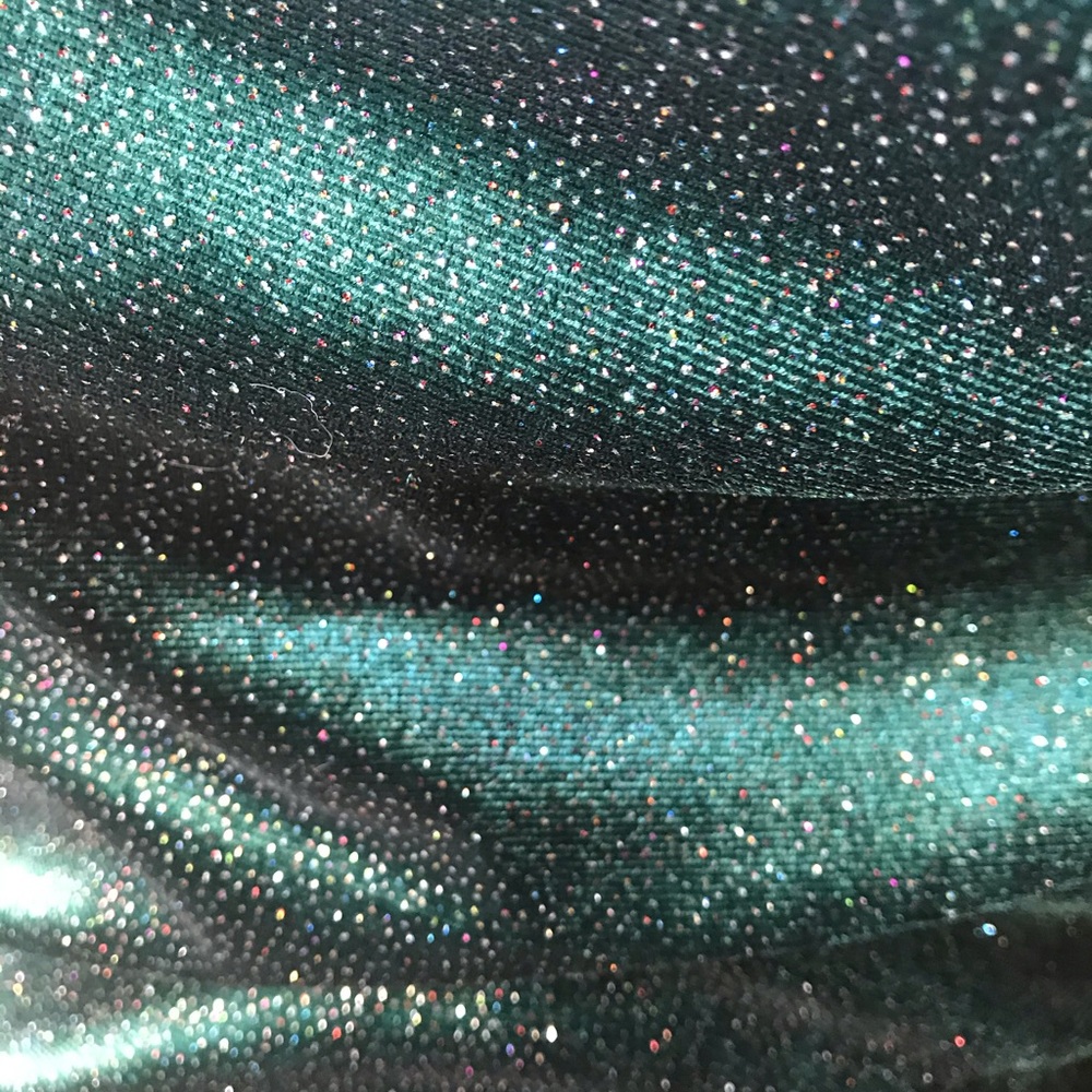 IRIS EMERAD GREEN VELVET DRESS - Picture 4 of 5